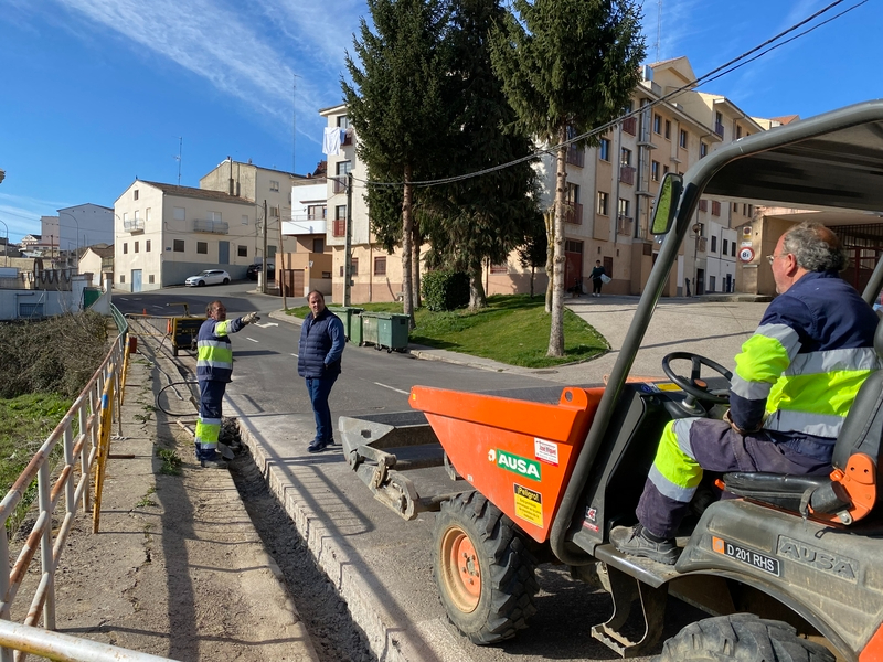 Mejoras en 15 calles de Guijuelo con el Plan de acerado municipal