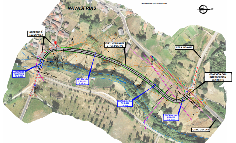 La Diputación recuerda que tiene a exposición pública el proyecto de la variante de Navasfrías