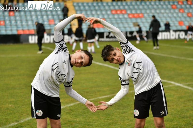 El Helmántico se convierte en una auténtica fiesta para la cantera del Salamanca UDS con muchos partidos