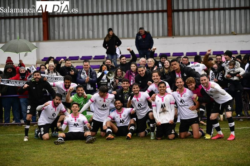 El Salamanca UDS se apunta una nueva remontada para subirse al podio en Becerril (1-2)