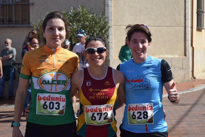 Verónica Sánchez y Miguel Gallego se imponen en el IX Cross de Doñinos