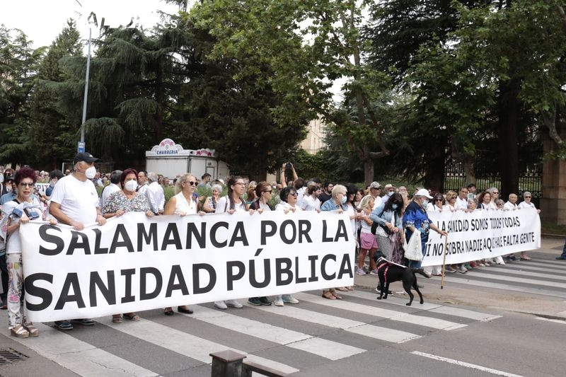 Salamanca volverá a movilizarse por la Sanidad pública el 6 de mayo