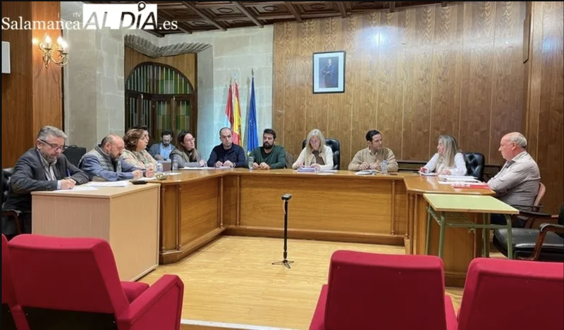 Pleno municipal en Alba de Tormes. Foto: Archivo