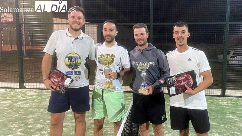 Mikel Barajas y Luis Trapote, campeones del I Torneo de Pádel de Lumbrales