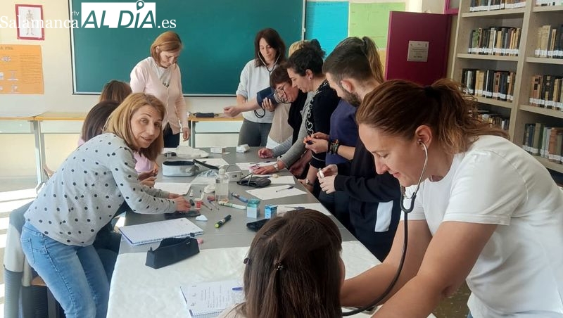 Intensas jornadas de prácticas en el taller de atención sociosanitaria de Lumbrales