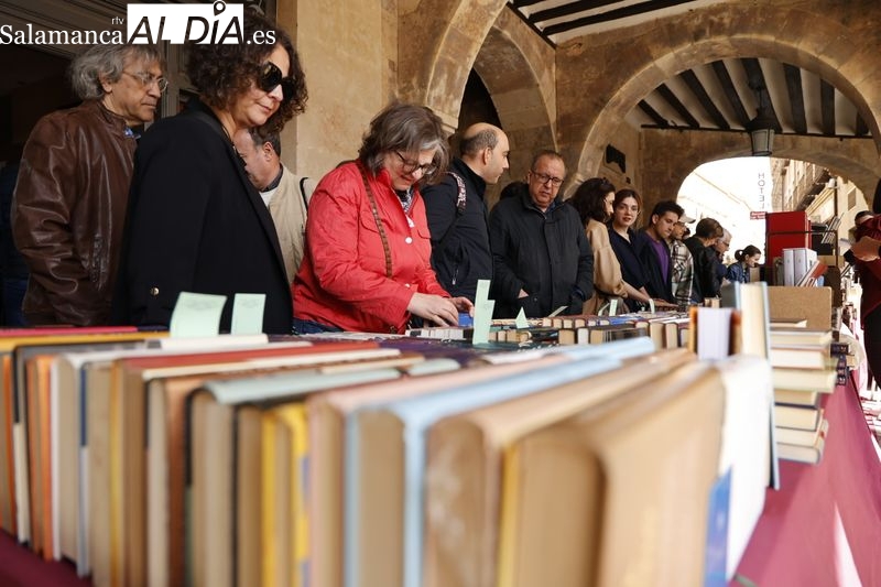 El Día del Libro llena de cultura la Plaza Mayor 