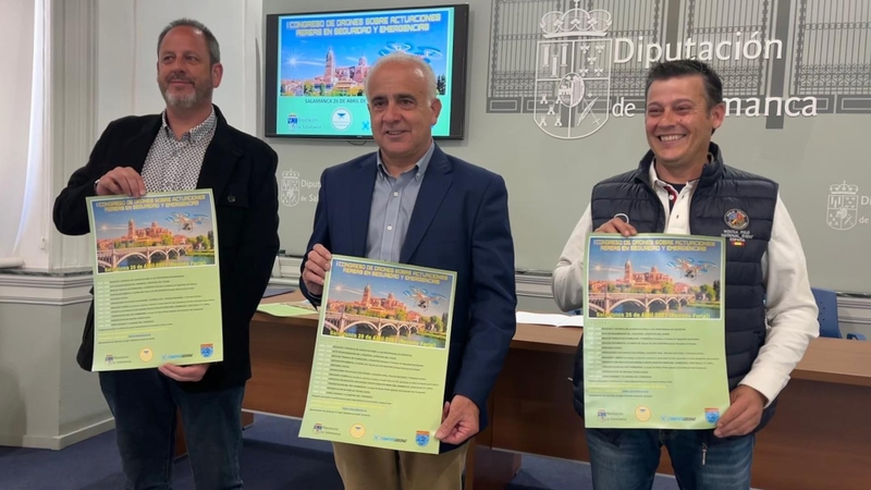 Salamanca vivirá el 26 de abril el I Congreso de drones sobre actuaciones aéreas en seguridad y emergencias