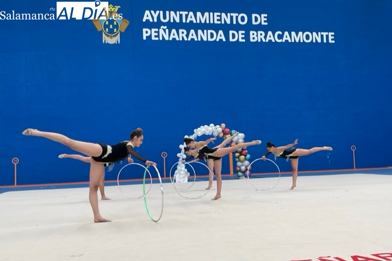 Gradas llenas para vivir la esperada exhibición de la Escuela municipal de Gimnasia Rítmica 