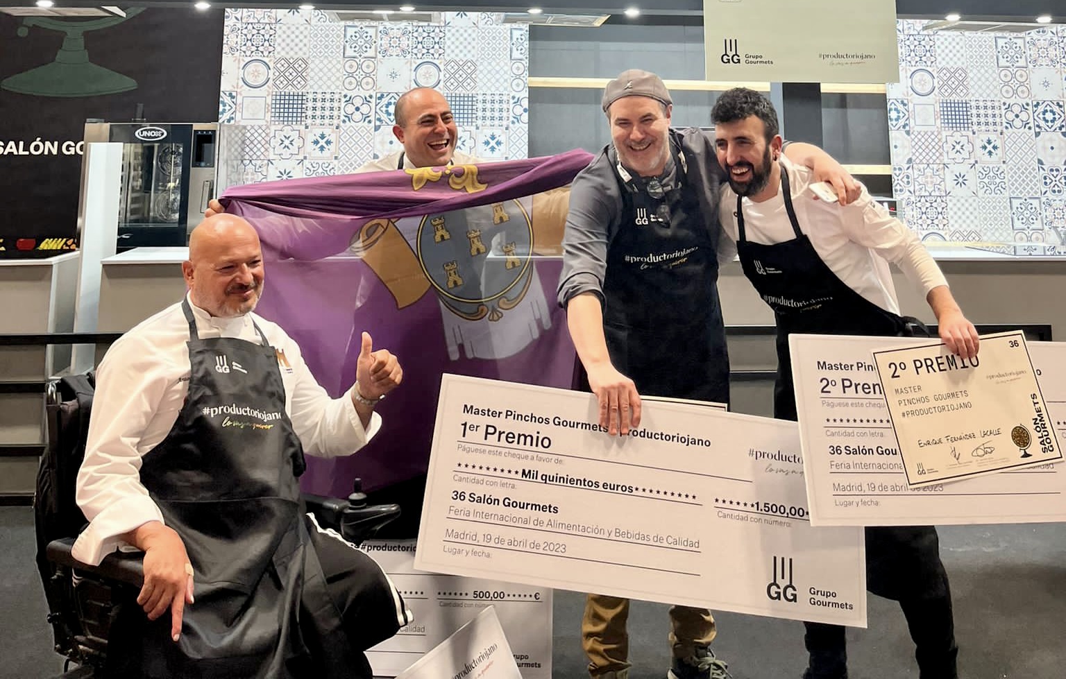 Helio Flores consigue el tercer premio en el importante Master Pinchos Gourmets #productoriojano