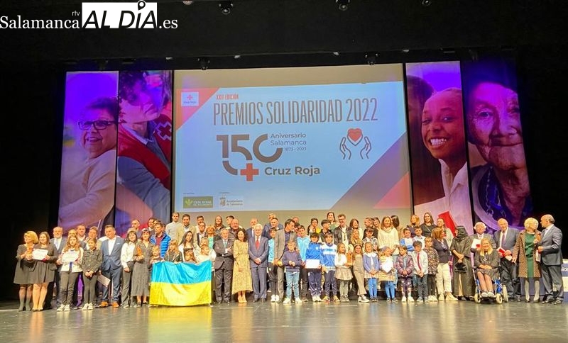 La solidaridad con Ucrania, protagonista en la noche de los Premios de Cruz Roja en Salamanca