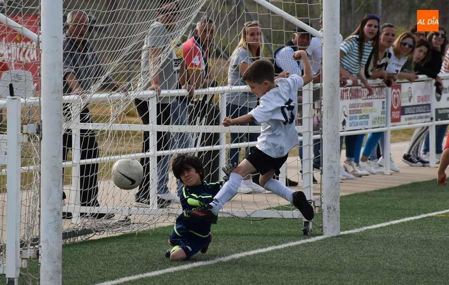 El Prebenjamín del Ciudad Rodrigo rompe en el tramo final el duelo adelantado frente al Hergar B