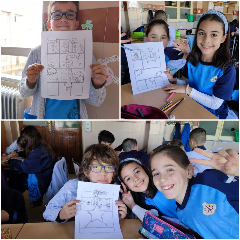 El cómic centra los actos del Día del Libro en el colegio San Juan Bosco