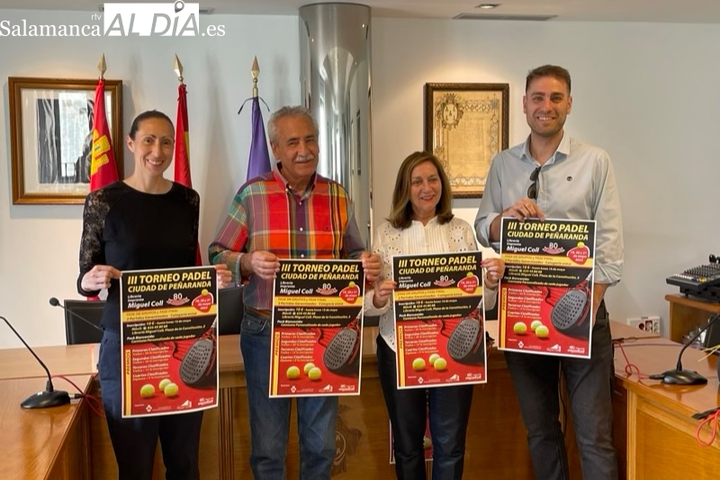 Abiertas las inscripciones para el III Torneo de Pádel Ciudad de Peñaranda-Librería Miguel Coll 
