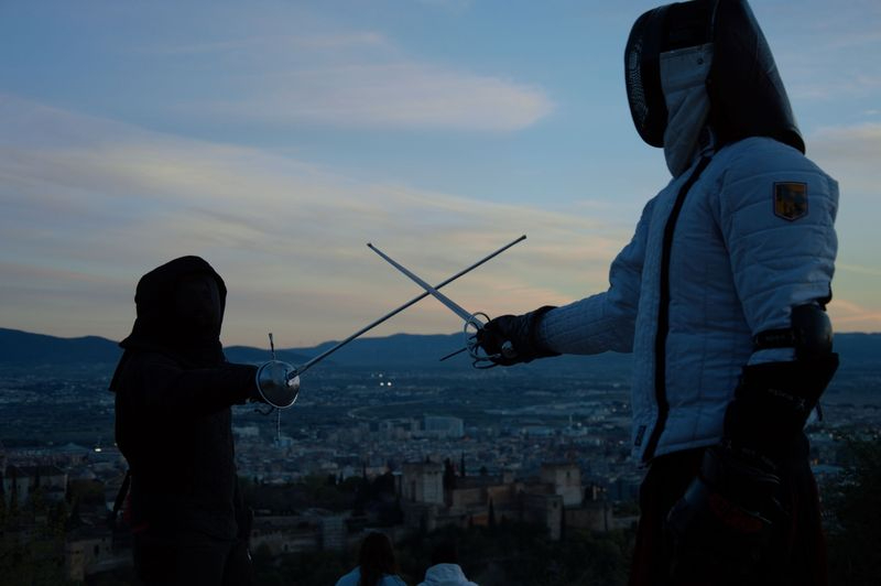 Exhibición de esgrima este sábado en el Centro Comercial El Tormes