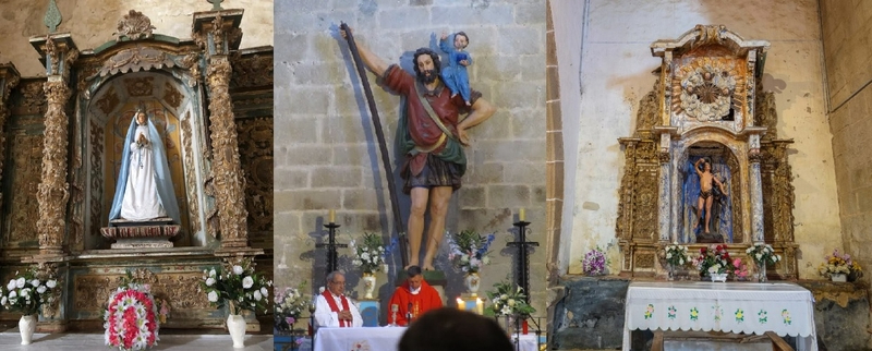 Las Cortes rechazan intervenir en la talla de San Cristóbal y retablos de la ermita de Guadramiro