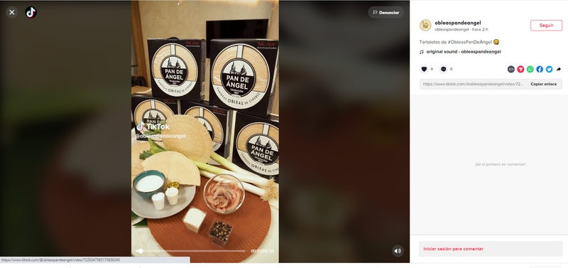 La empresa salmantina Pan de Ángel continúa con su expansión digital y lanza su cuenta de TikTok 