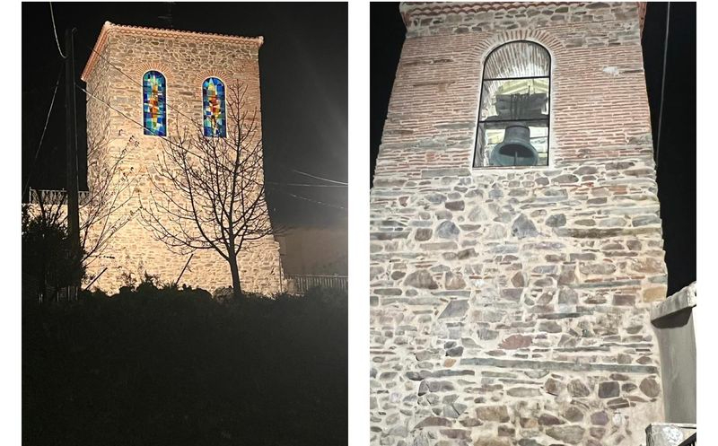 El Campanario de Galinduste luce ya totalmente restaurado