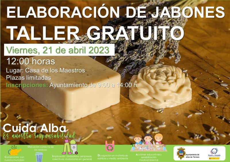 Taller gratuito de elaboración de jabones