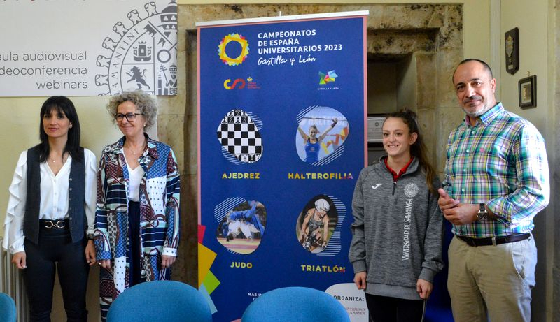 Los mejores deportistas universitarios españoles de halterofilia, ajedrez y judo competirán en Salamanca