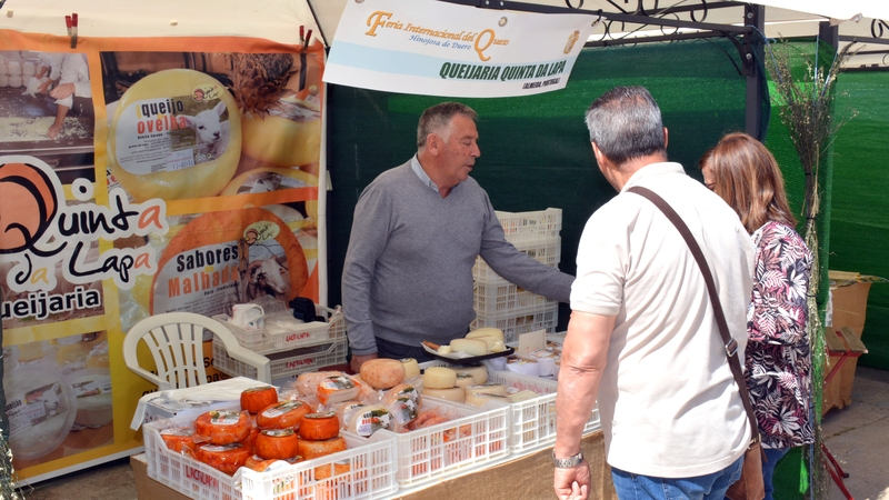 Todo dispuesto para la XX Feria Internacional del Queso de Hinojosa de Duero