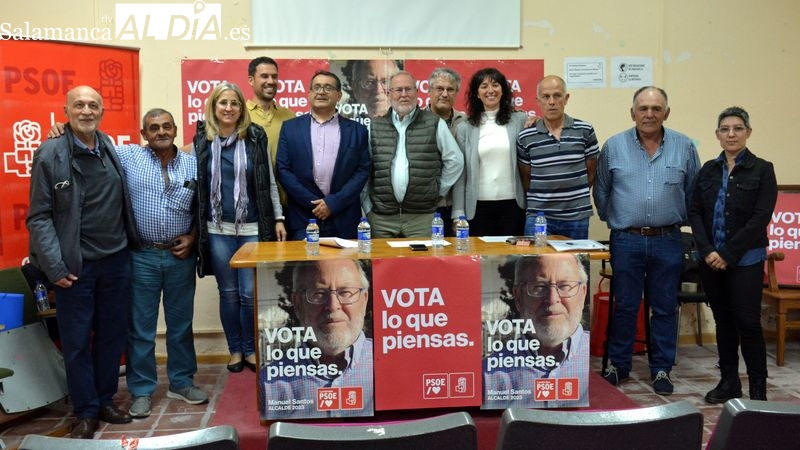 El PSOE pide el voto para que Lumbrales vaya a más en la próxima legislatura