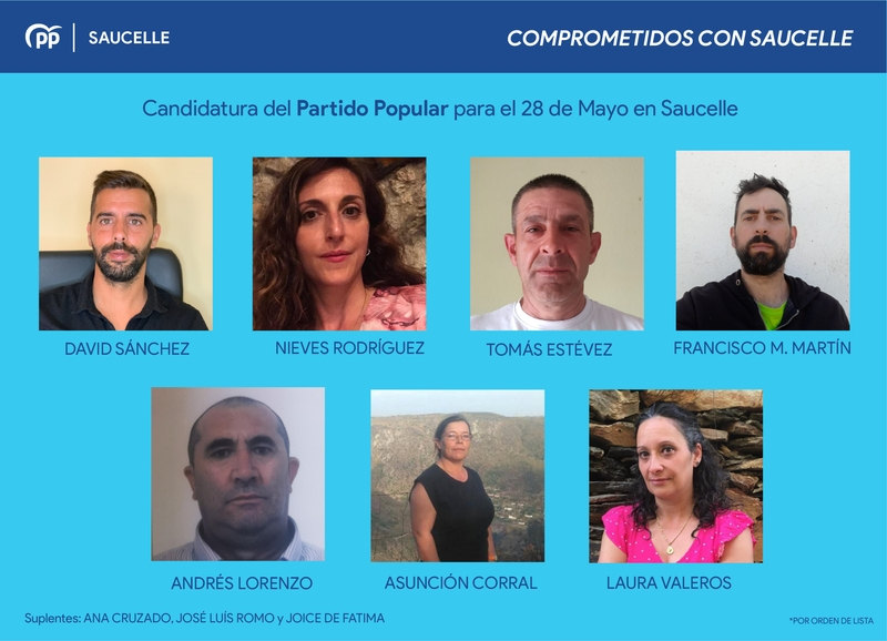 David Sánchez, candidato del Partido Popular a la alcaldía de Saucelle