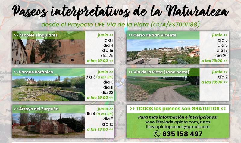 9 rutas guiadas gratuitas para conocer los recursos medioambientales y culturales de Salamanca