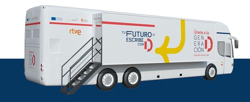 El autobús de Generación D llega a Carbajosa de la Sagrada 