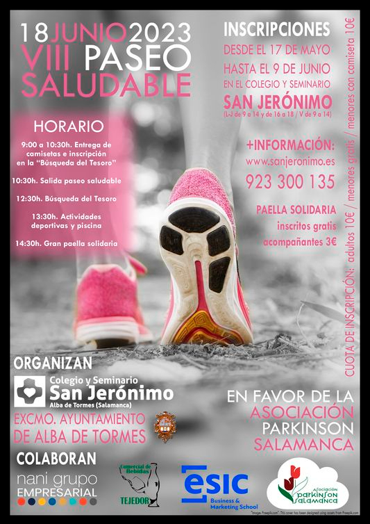 San Jerónimo organiza el VIII Paseo Saludable en favor de la ‘Asociación Parkinson Salamanca’