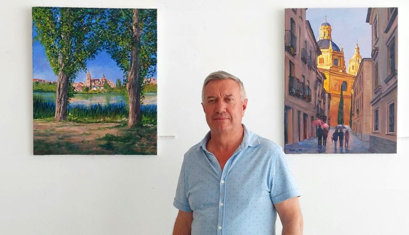 Juan Antonio López Bueno expone sus óleos en el Centro Municipal Julián Sánchez ‘El Charro’