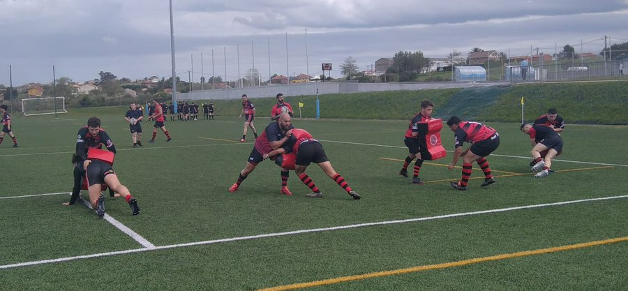 El Salamanca Rugby Club coge ventaja en la primera eliminatoria por el ascenso a División de Honor B (19-24)