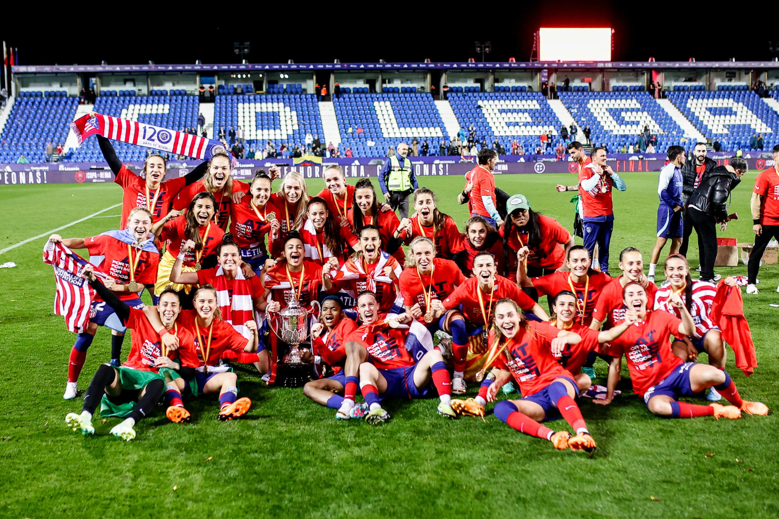 La salmantina Lauris Rodríguez, campeona de la Copa de la Reina con el Atlético de Madrid