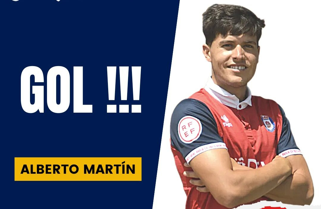 Alberto Martín marca el 1º gol del Real Ávila en el arranque del playoff de ascenso a 2ª RFEF
