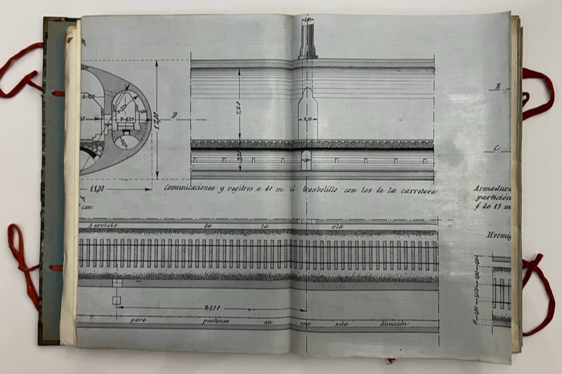 Llegan a la USAL los planos perdidos del túnel del Estrecho de Gibraltar diseñado por Fernando Gallego