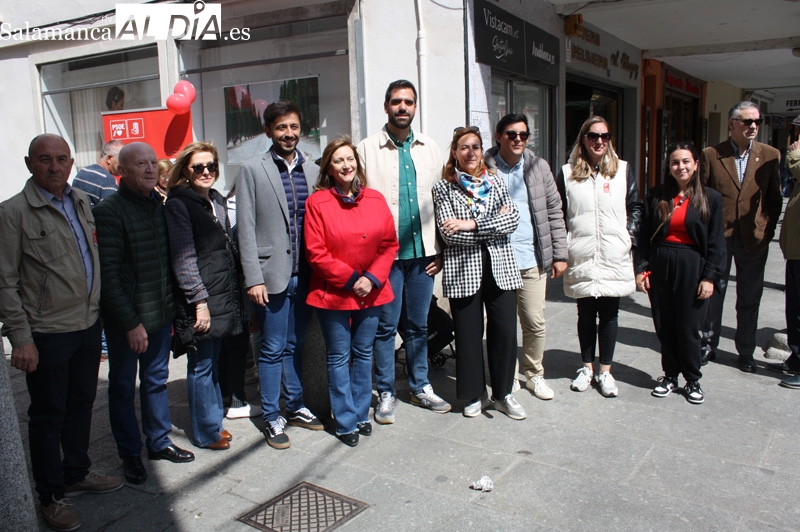Víctor Camino, Secretario General de Juventudes Socialistas: Hoy se han paseado en Peñaranda cenizos, tristes y tiempos pasados. Esto va de mirar al pasado o al futuro