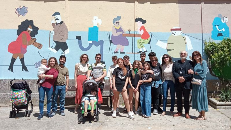 Ciudad Jardín estrena dos murales artísticos para celebrar su 70 aniversario