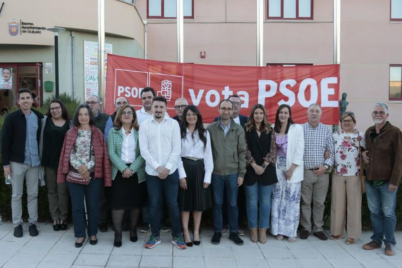 El PSOE presenta su candidatura en Guijuelo con un proyecto de cambio, de presente y de futuro para todos y no solo para unos pocos