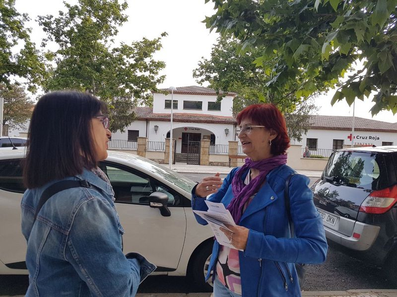 Podemos-IU-AV presenta sus propuestas para terminar con las carencias de accesibilidad en Pizarrales