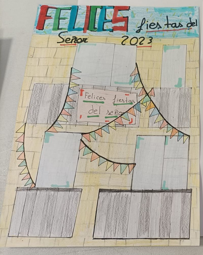 El dibujo de un niño de 11 años será el cartel de las Fiestas del Señor en esta localidad salmantina