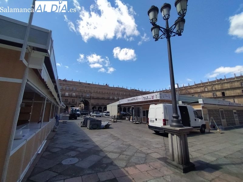 Así ha sido la transformación de la Plaza Mayor de Salamanca