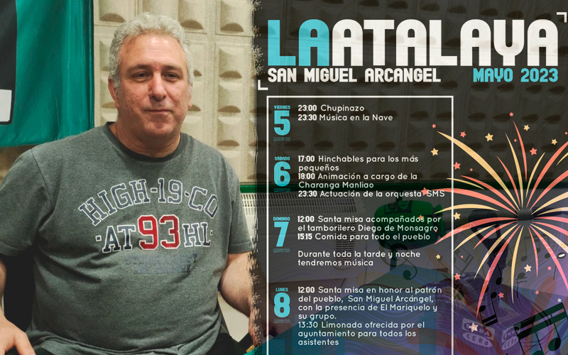 La Atalaya festejará San Miguel Arcángel durante este fin de semana