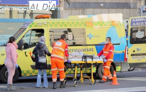 Heridos el conductor de un patinete y un motorista tras sendos accidentes en Salamanca