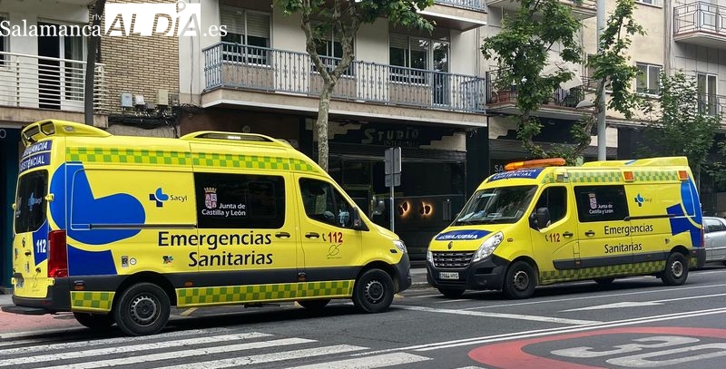 Una colisión entre dos turismos en el paseo de la Estación deja dos lesionados