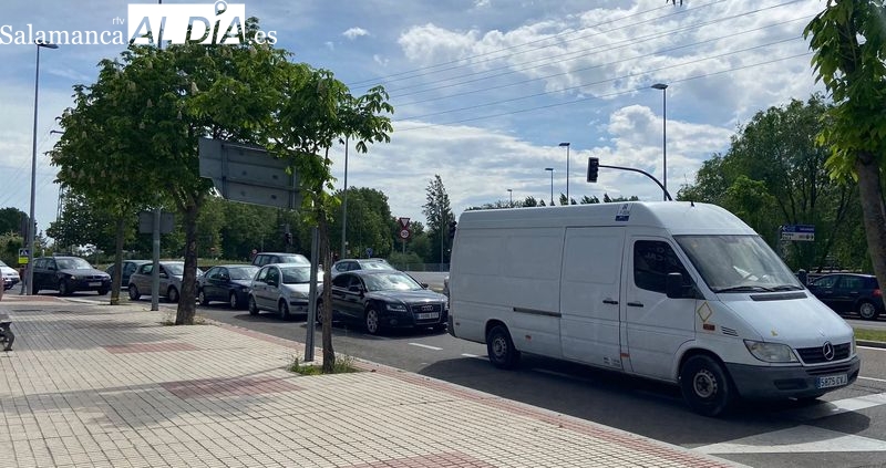 Tráfico complicado en Salamanca por la manifestación motorizada de ganaderos