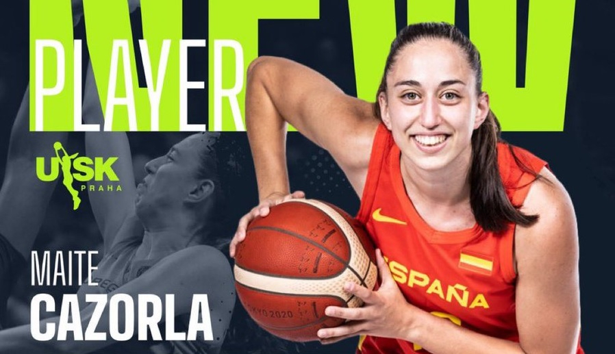 Se confirma el fichaje de Maite Cazorla, ex del Perfumerías Avenida, por el USK Praga