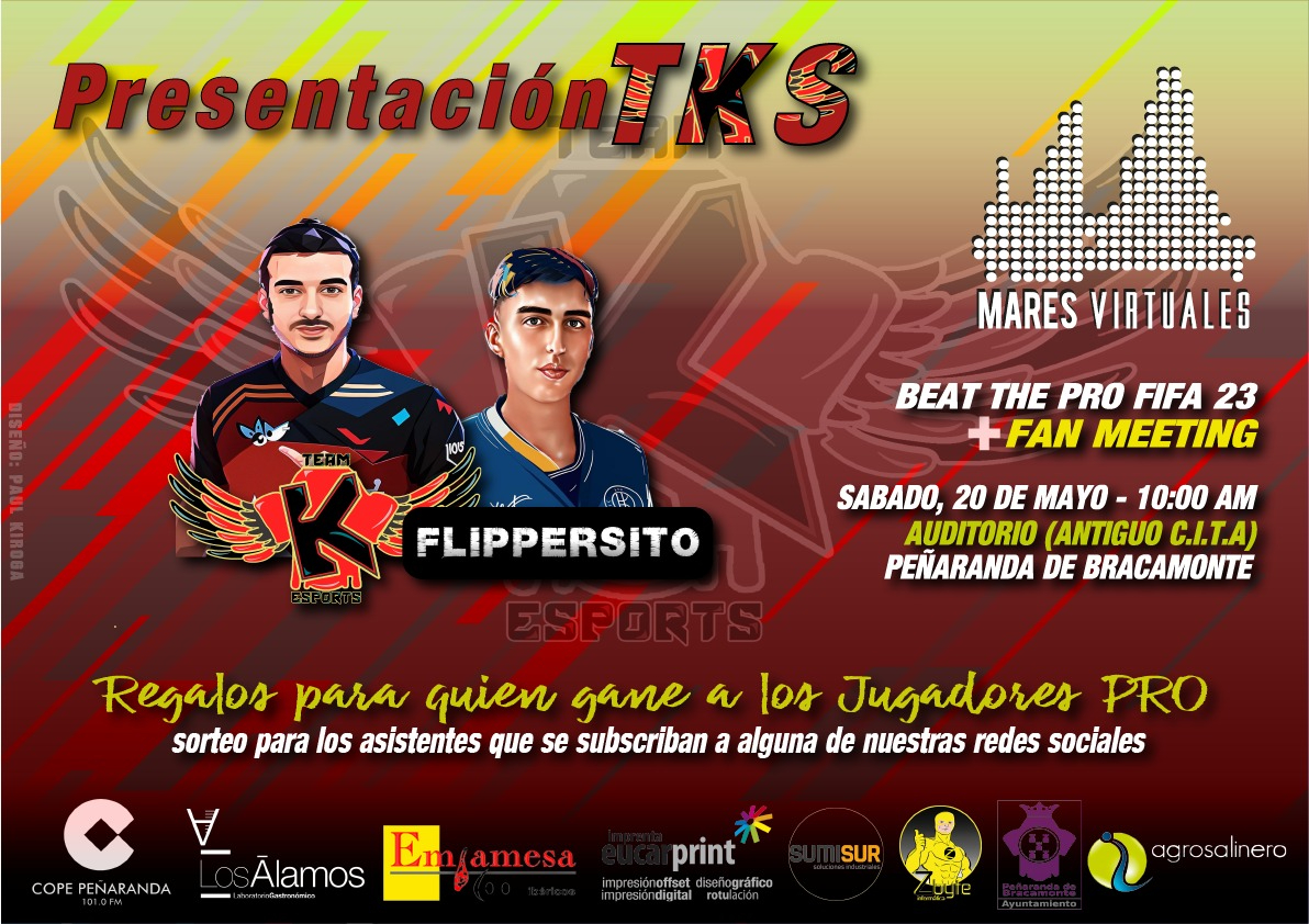 El CITA acoge la presentación del equipo de eSports TKS en un evento donde el público podrá medirse con los jugadores profesionales