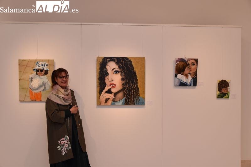 La bisabuela salmantina que triunfa como pintora