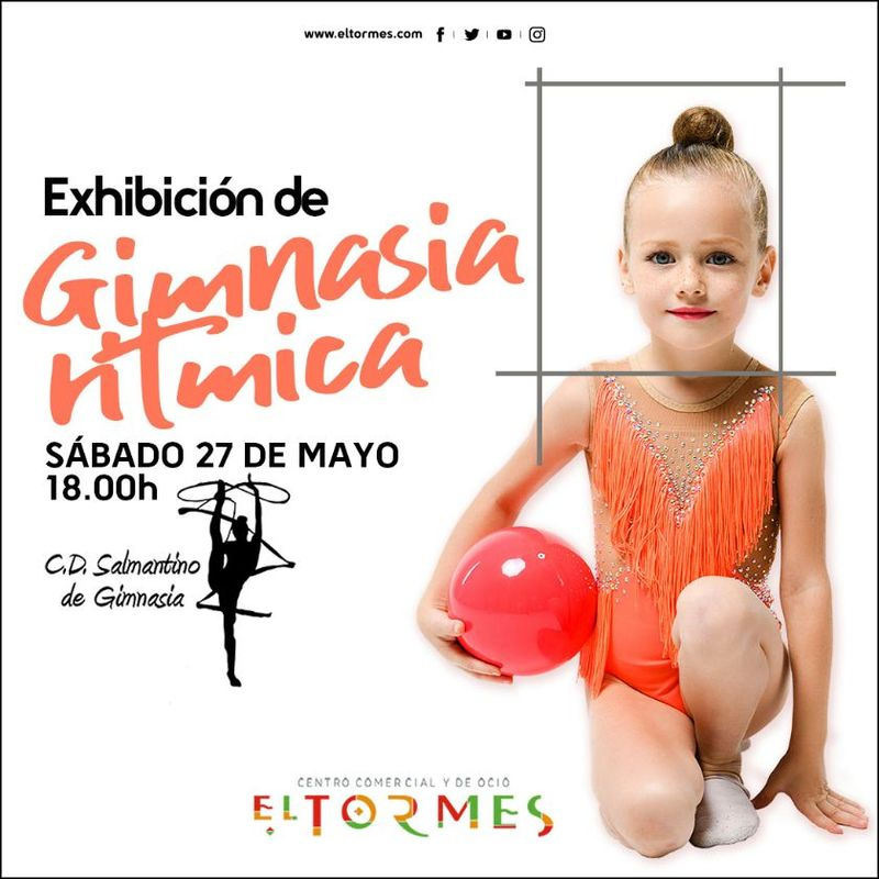 Exhibición de gimnasia rítmica este sábado en El Tormes