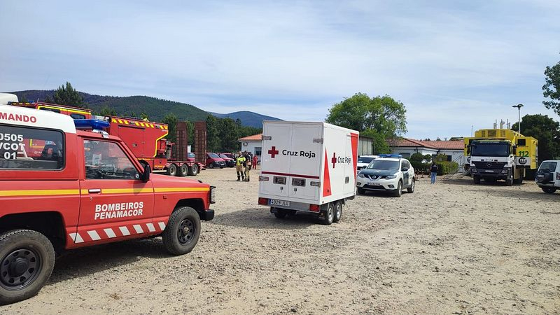 Portugal envía ayuda a España para combatir el incendio de Las Hurdes-Sierra de Gata