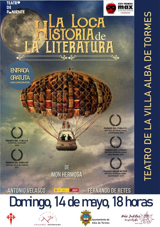 ‘La loca historia de la literatura’ llega a Alba de Tormes
